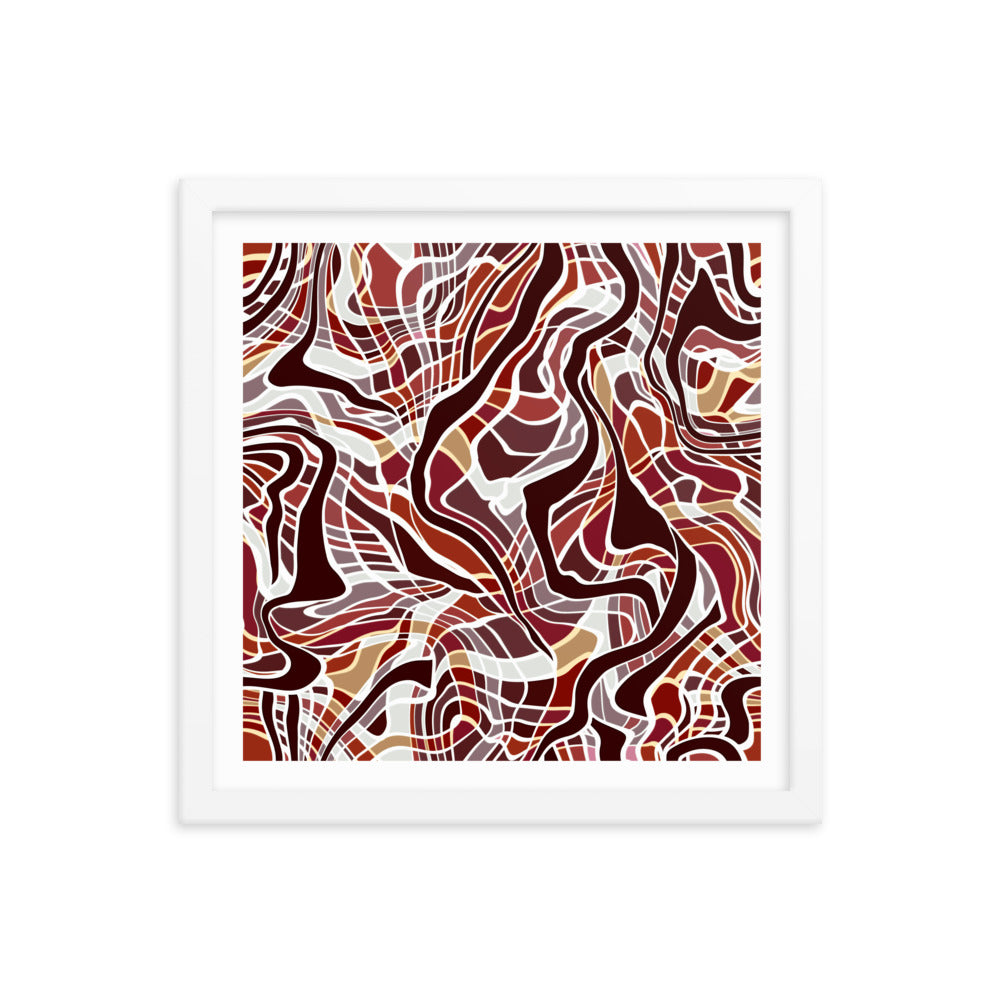 Organic Dance Framed Poster