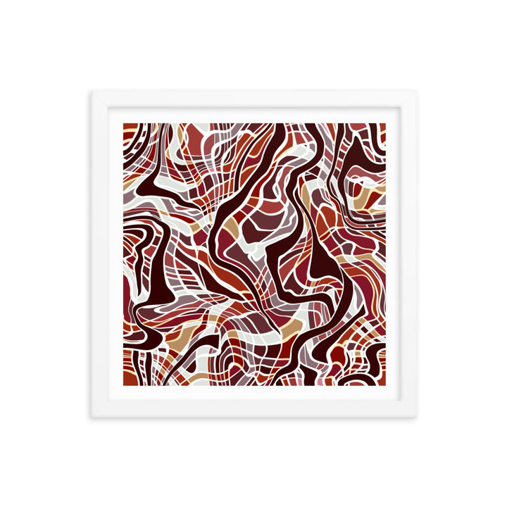 Organic Dance Framed Poster