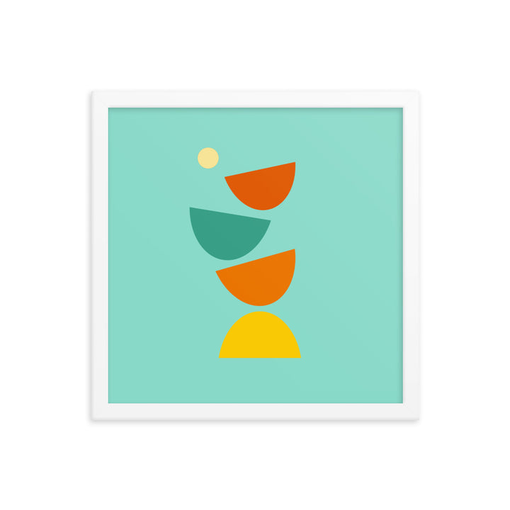 "Flying Apart" Framed poster. Bright Collection.