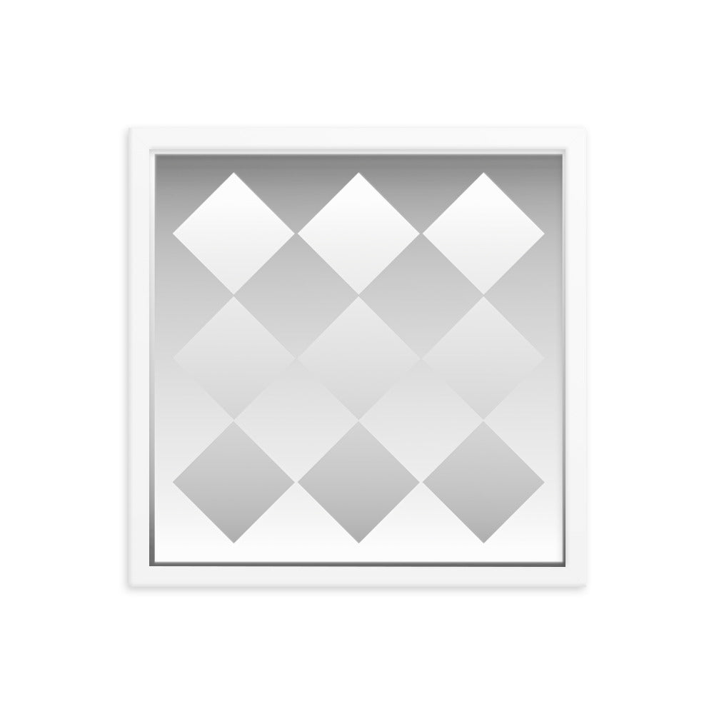 Modern Silver Poster