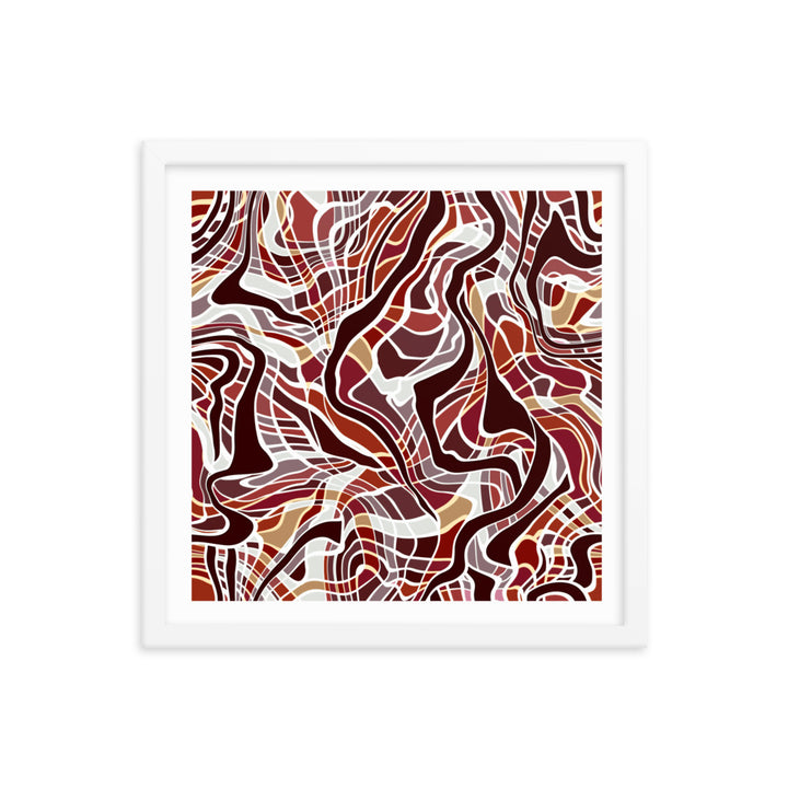 Organic Dance Framed Poster