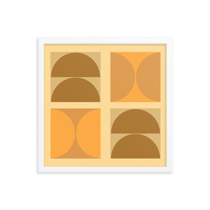 Bauhaus framed poster