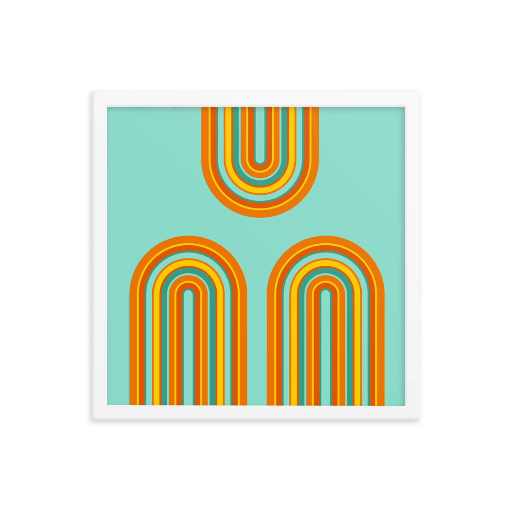 Arches framed poster. Bright Collection.