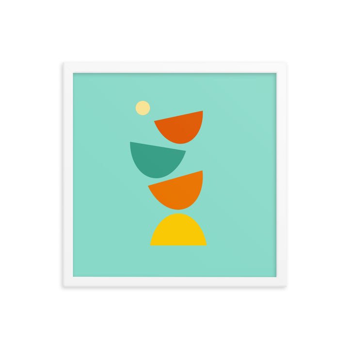 "Flying Apart" Framed poster. Bright Collection.