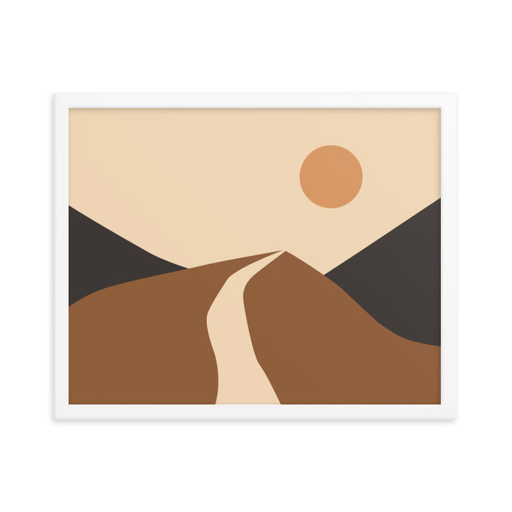 Simple Landscape Framed Poster