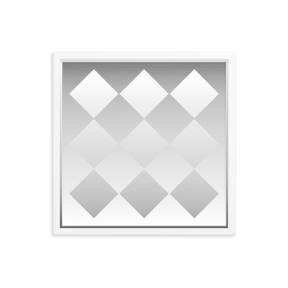 Modern Silver Poster