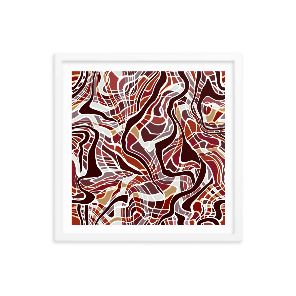 Organic Dance Framed Poster