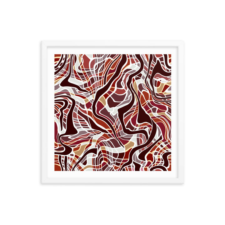 Organic Dance Framed Poster