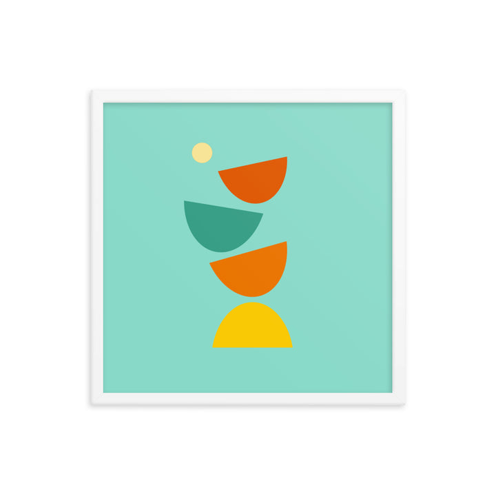 "Flying Apart" Framed poster. Bright Collection.