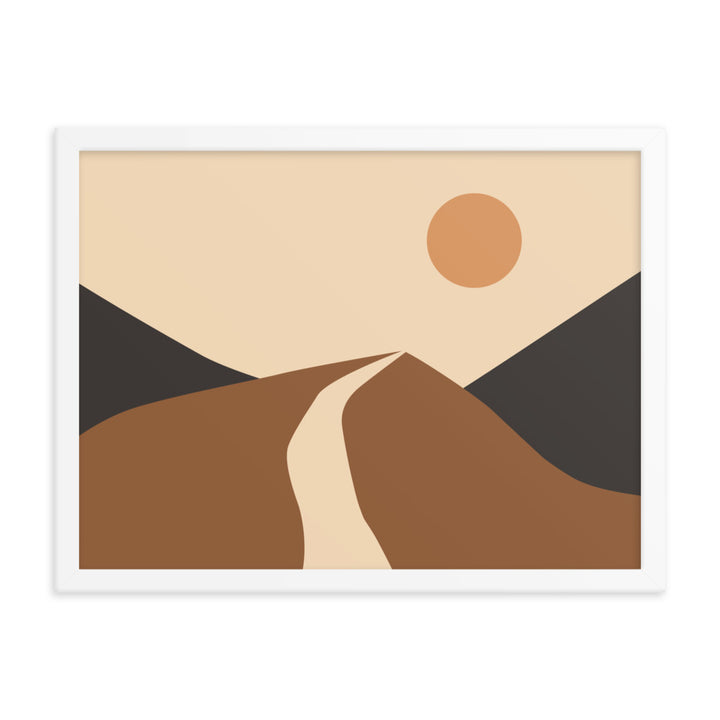 Simple Landscape Framed Poster