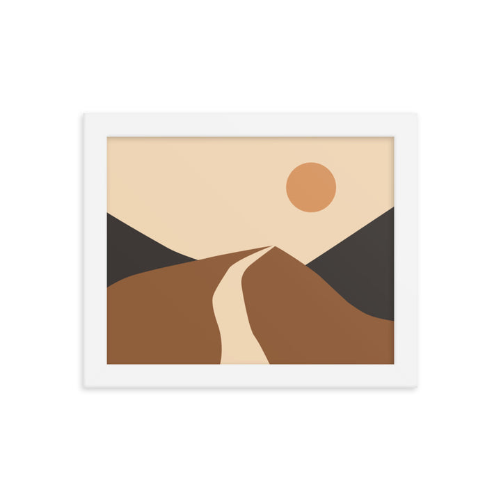Simple Landscape Framed Poster