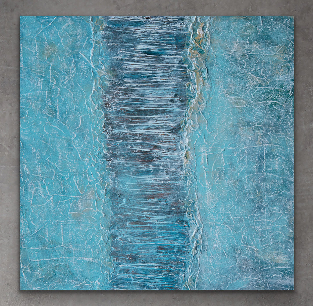 Original Abstract Ocean Painting - Ocean Dreams No. 498 | Creatify Art Hub