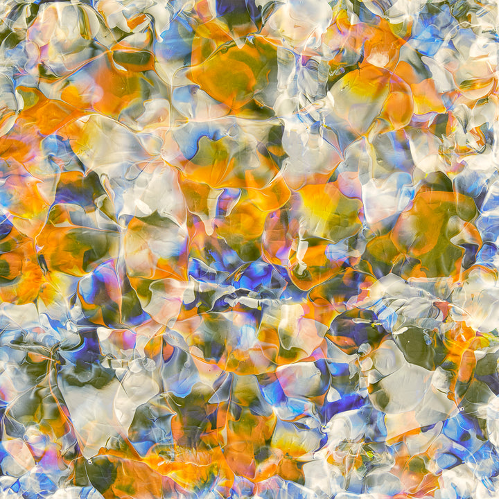 Color Splash colorful abstract painting close up.